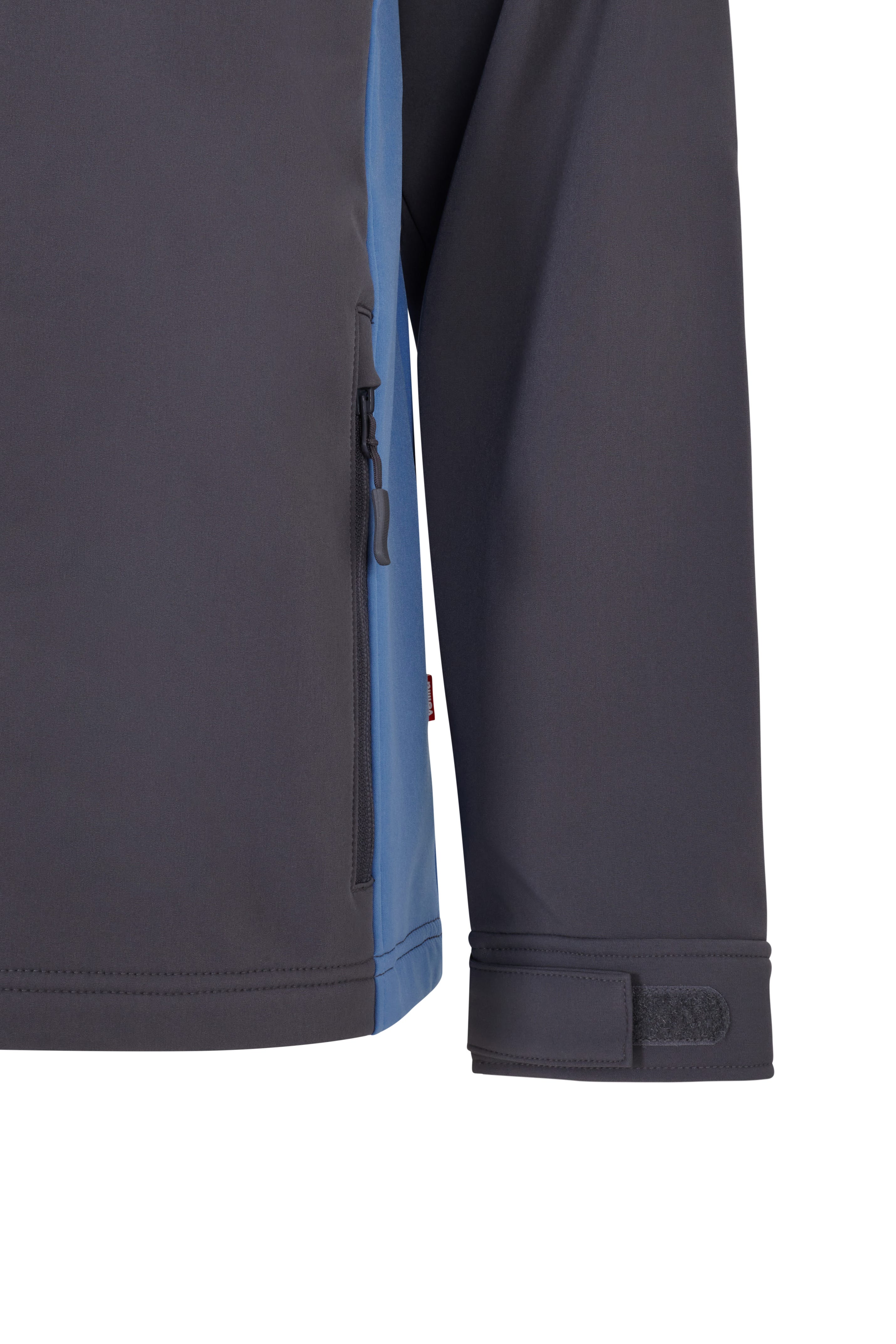 106004.SOFT SHELL BICOLOR GRIS/CELESTE XS