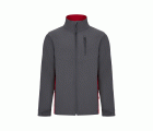 106004.SOFT SHELL BICOLOR GRIS/ROJO XS