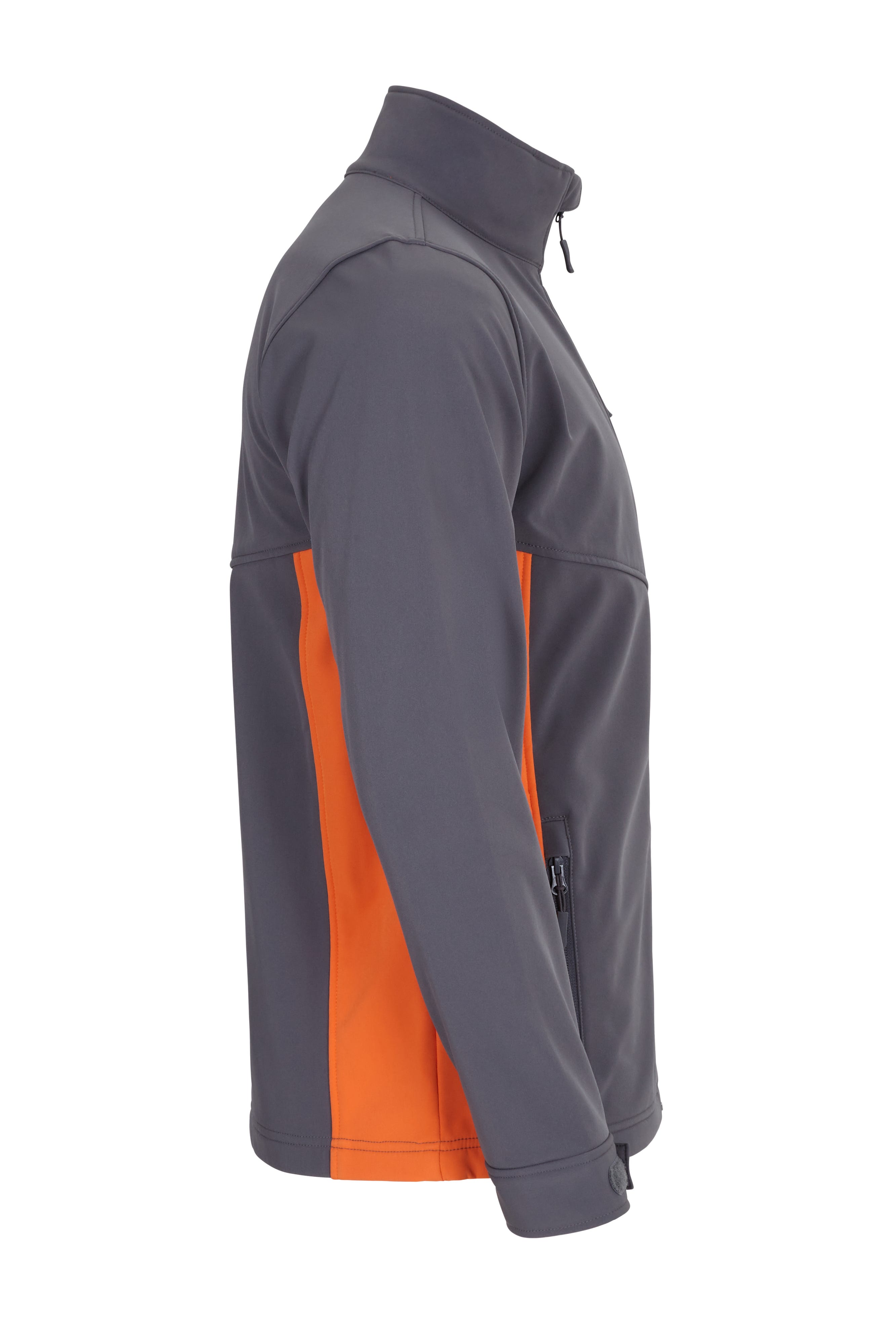 106004.SOFT SHELL BICOLOR GRIS/NARANJA XS