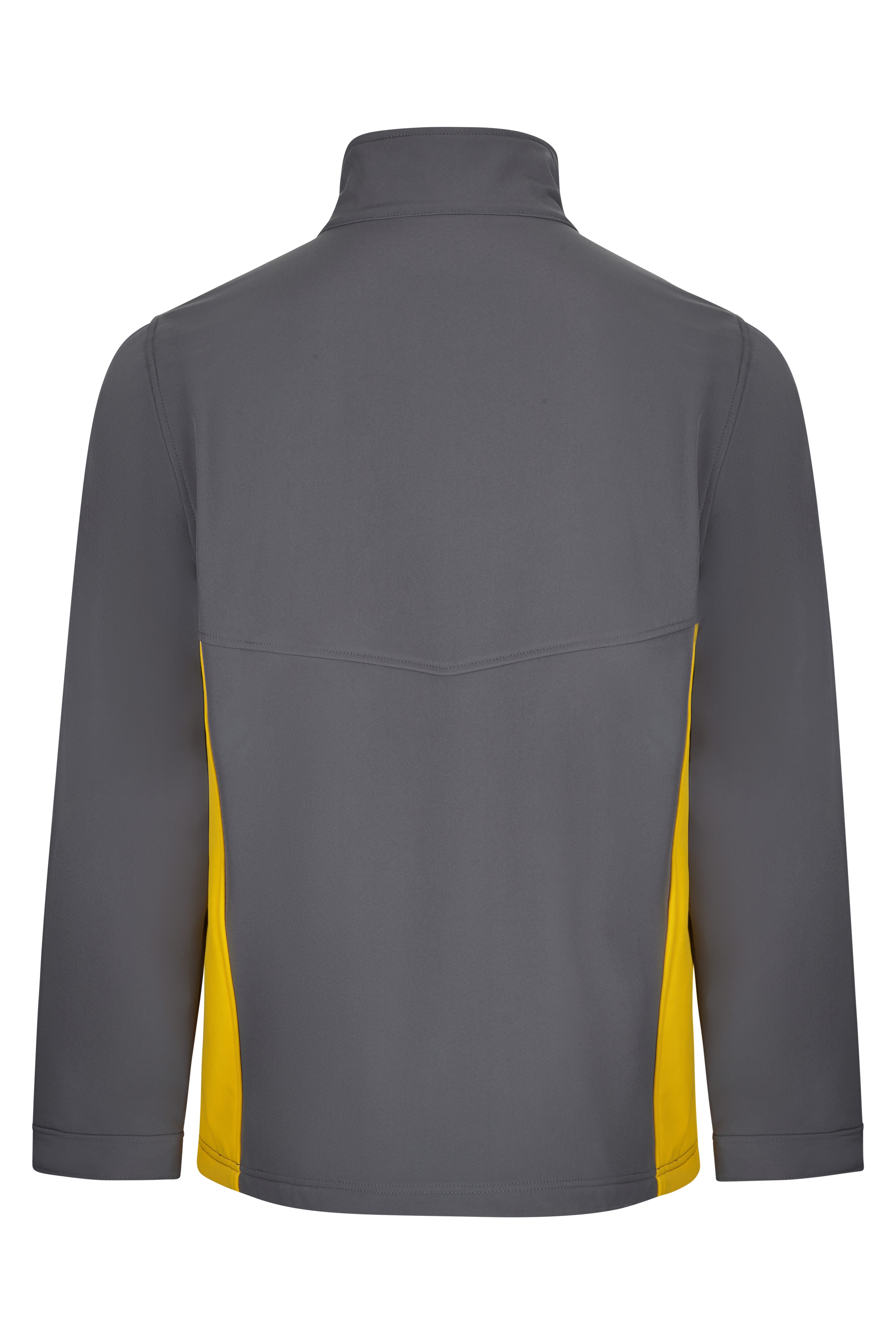 106004.SOFT SHELL BICOLOR GRIS/AMARILLO XS