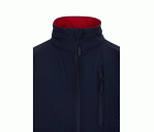 106004.SOFT SHELL BICOLOR AZUL NAVY/ROJO XS