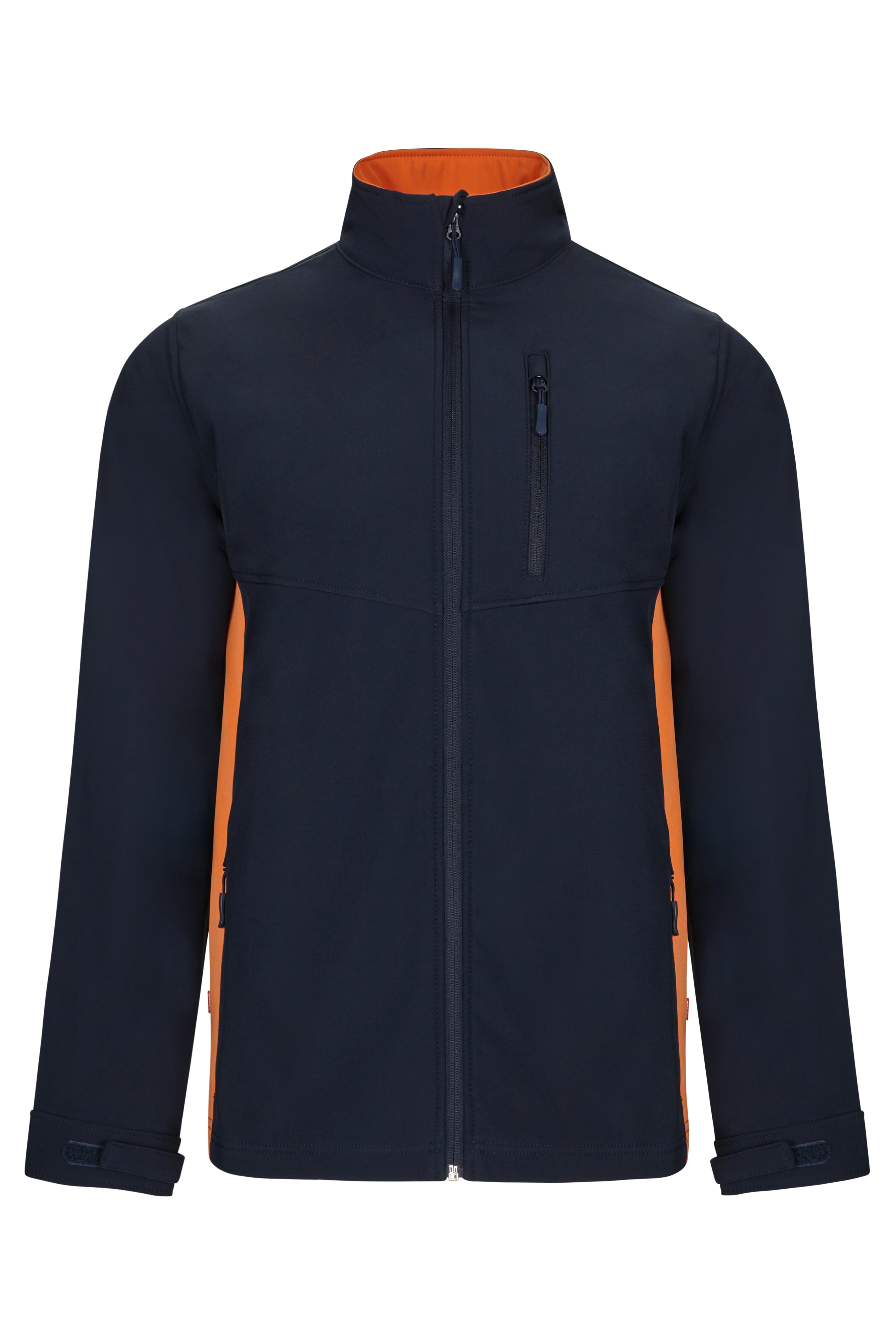 106004.SOFT SHELL BICOLOR AZUL NAVY/NARANJA XS