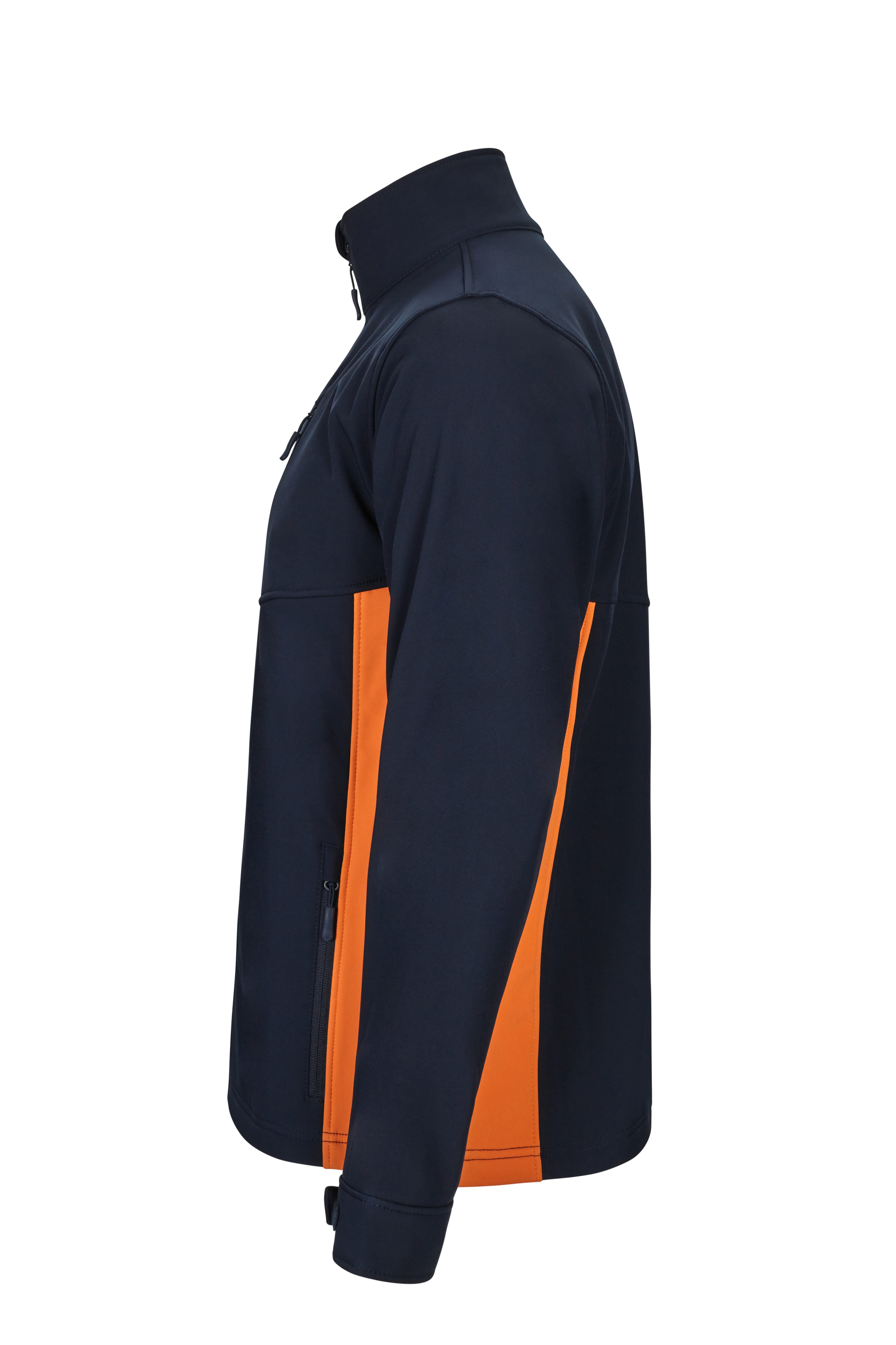 106004.SOFT SHELL BICOLOR AZUL NAVY/NARANJA XS