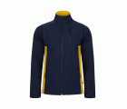 106004.SOFT SHELL BICOLOR AZUL NAVY/AMARILLO XS