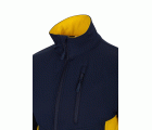 106004.SOFT SHELL BICOLOR AZUL NAVY/AMARILLO XS