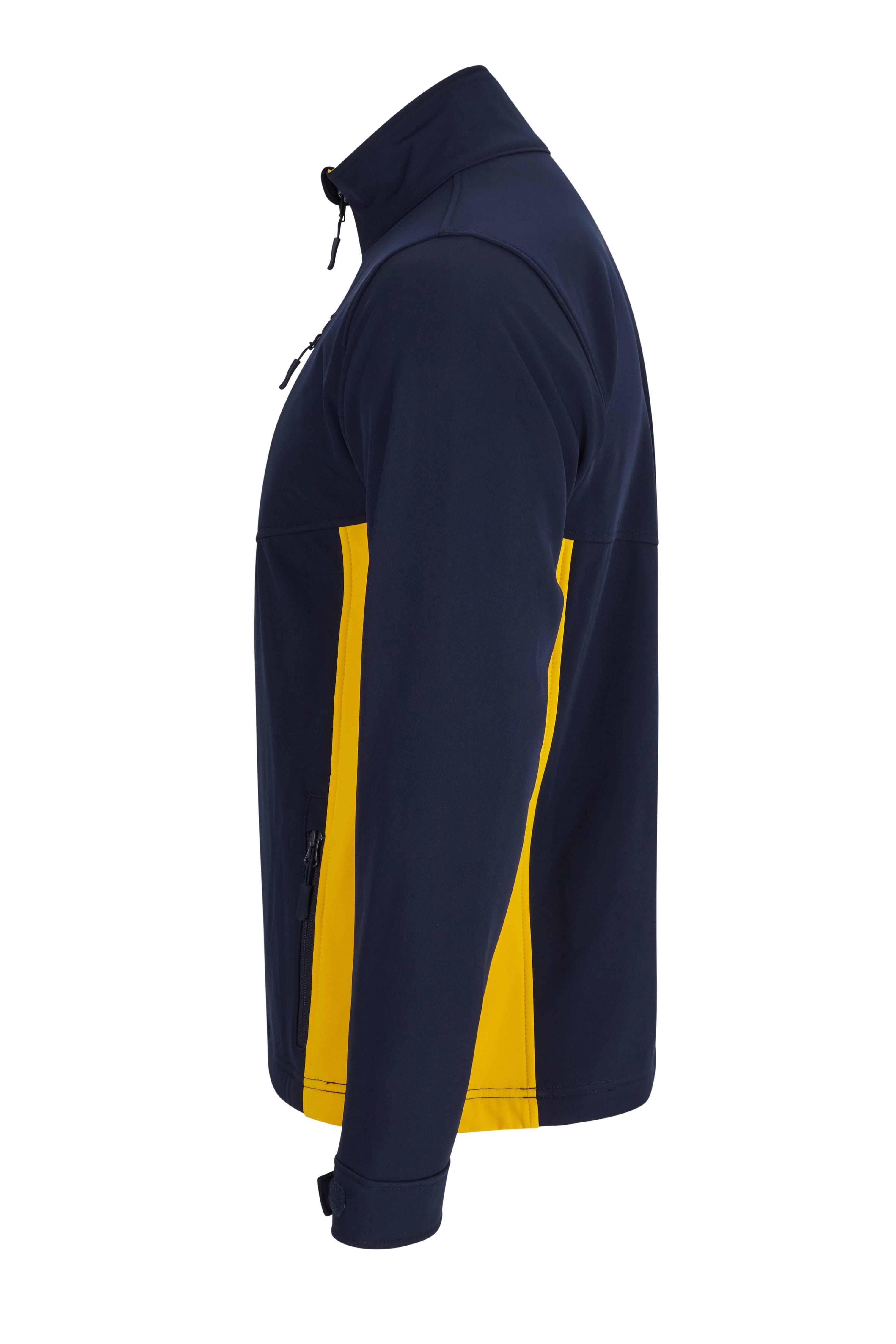 106004.SOFT SHELL BICOLOR AZUL NAVY/AMARILLO XS