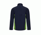 106004.SOFT SHELL BICOLOR AZUL NAVY/VERDE LIMA XS
