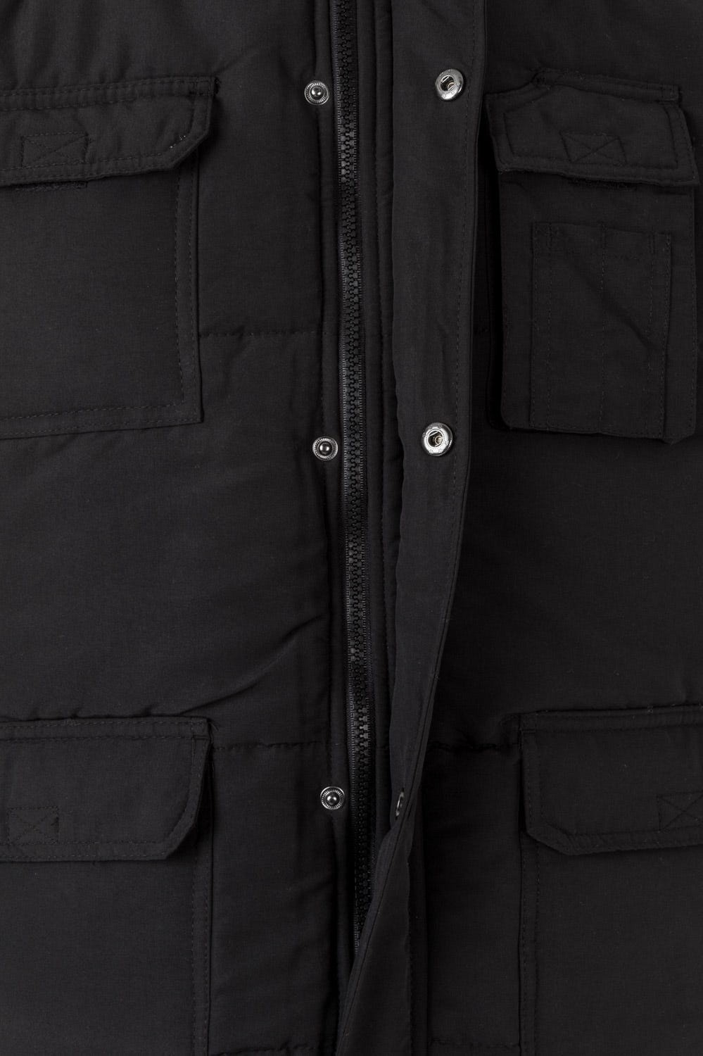 108.CHALECO ACOLCHADO NEGRO 2XL