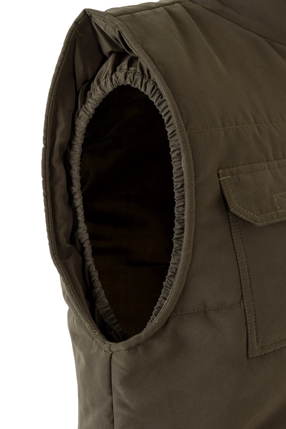 108.CHALECO ACOLCHADO VERDE CAZA 2XL