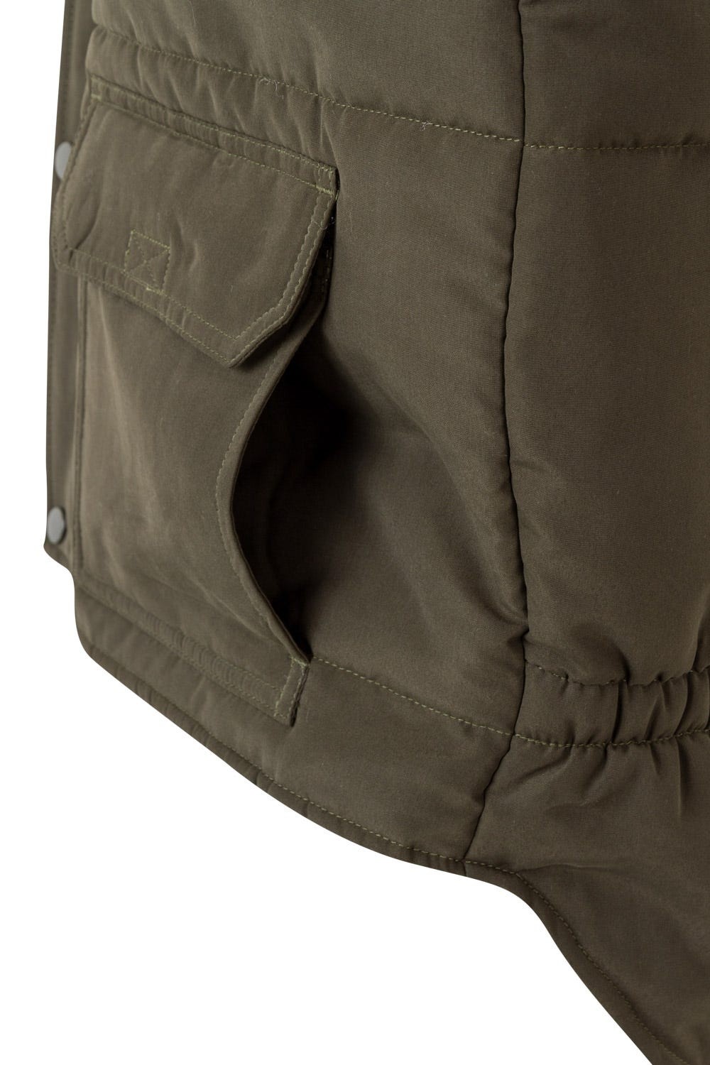 108.CHALECO ACOLCHADO VERDE CAZA 2XL