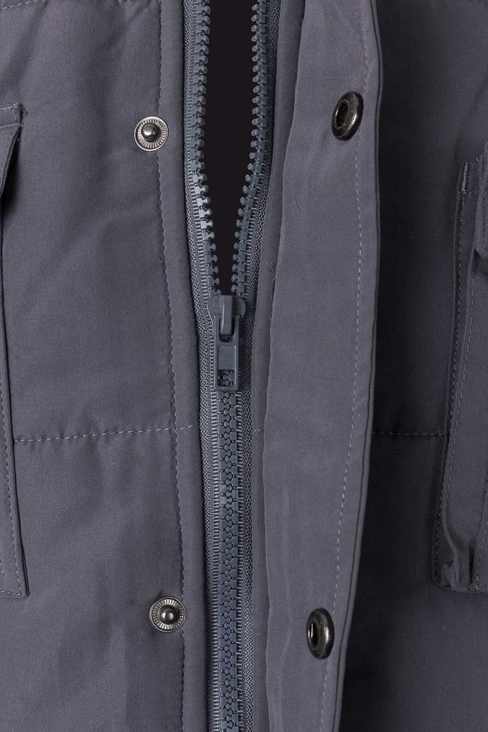 108.CHALECO ACOLCHADO GRIS 2XL