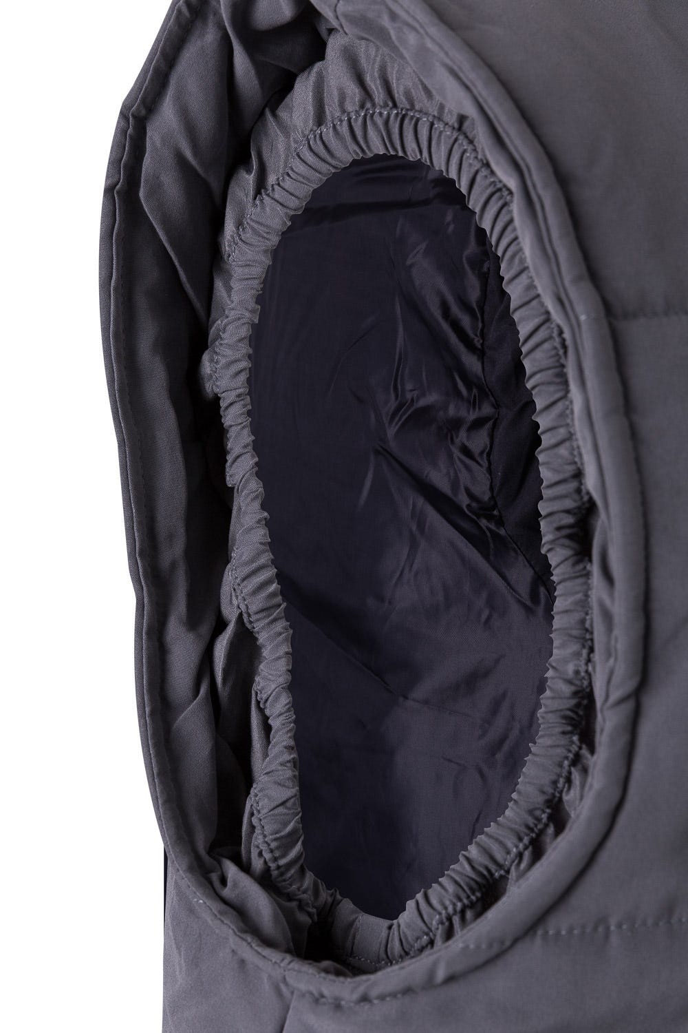 108.CHALECO ACOLCHADO GRIS 2XL