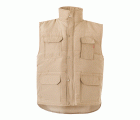 108.CHALECO ACOLCHADO BEIGE ARENA 2XL