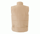 108.CHALECO ACOLCHADO BEIGE ARENA 2XL
