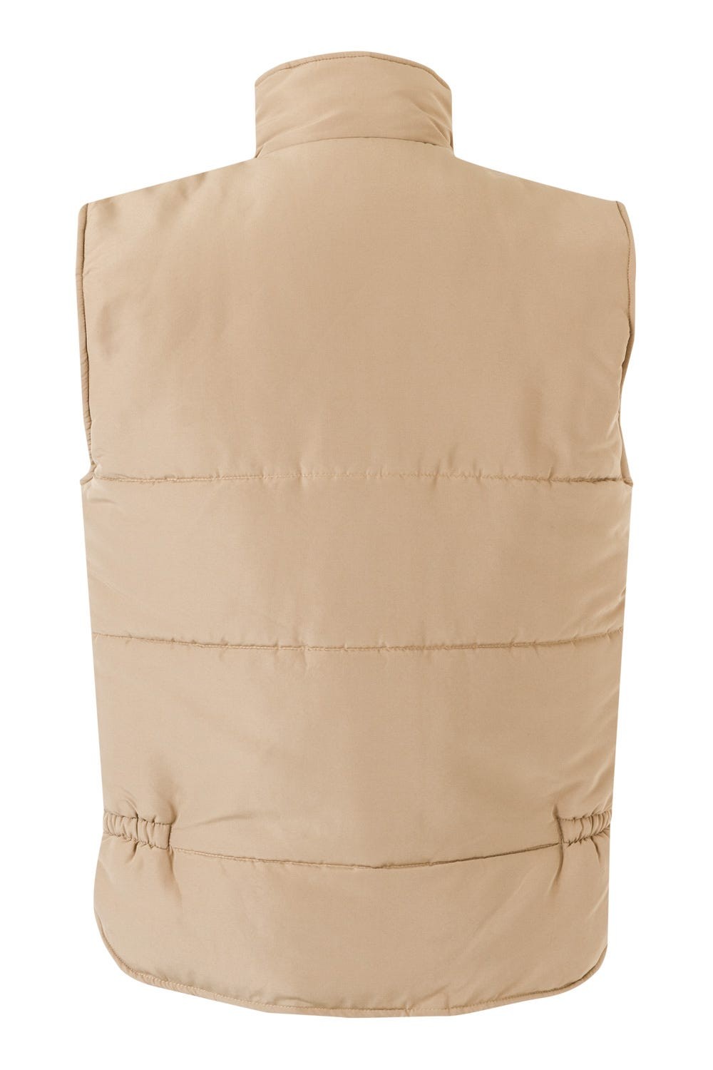 108.CHALECO ACOLCHADO BEIGE ARENA 2XL