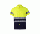 142 / CAMISA BICOLOR MC AV