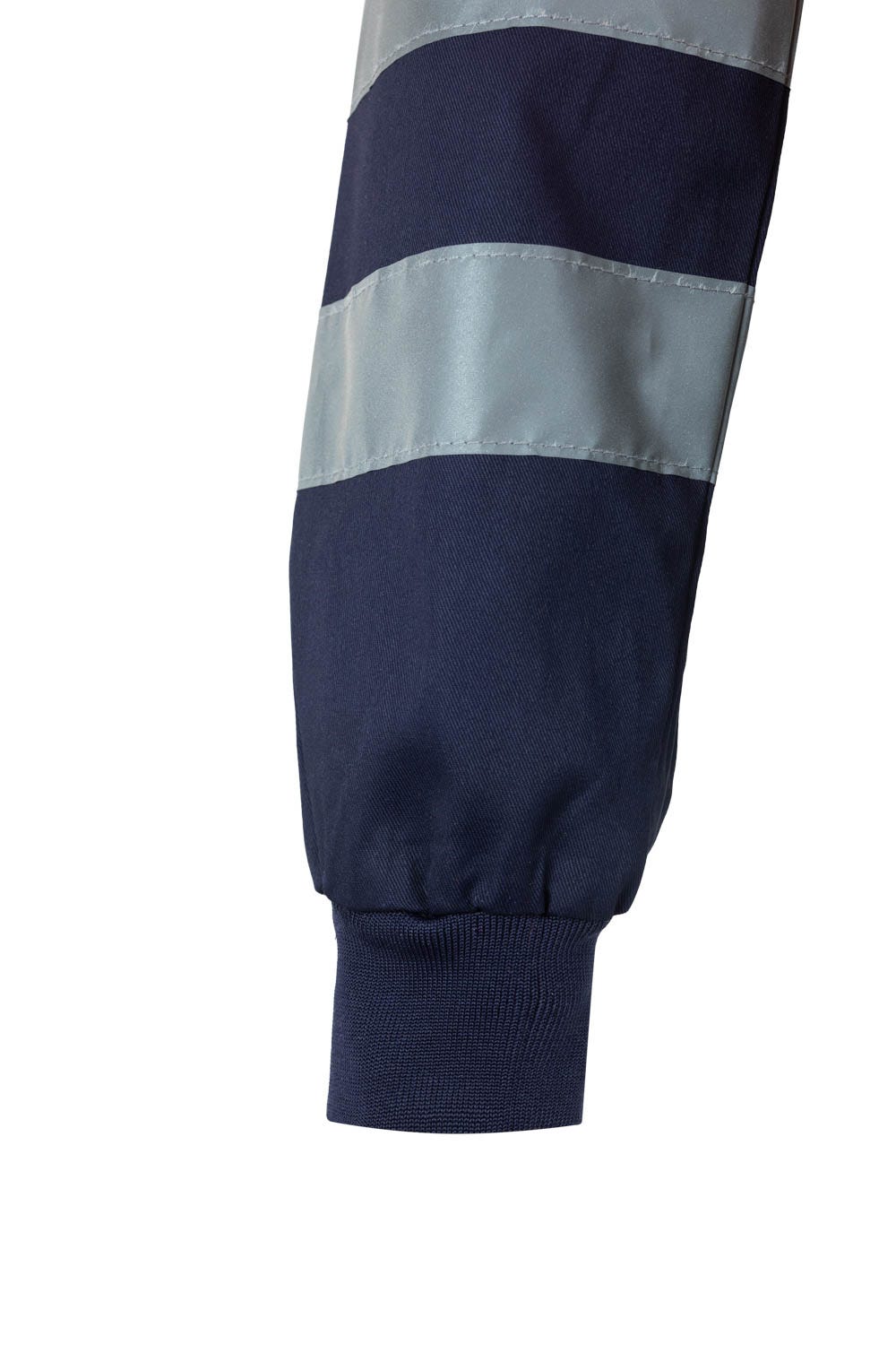 153.CAZADORA BICOLOR AV AZUL MARINO/NARANJA FLÚOR 2XL