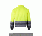 153.CAZADORA BICOLOR AV GRIS/AMARILLO FLÚOR 2XL