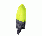 153.CAZADORA BICOLOR AV GRIS/AMARILLO FLÚOR 2XL