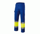 156.PANTALÓN BICOLOR FORRADO AV AZULINA/AMARILLO FLÚOR 2XL