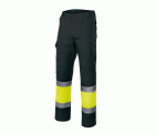 157.PANTALÓN BICOLOR AV NEGRO/AMARILLO FLÚOR 2XL