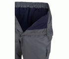157.PANTALÓN BICOLOR AV GRIS/NARANJA FLÚOR 2XL