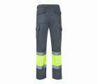 157.PANTALÓN BICOLOR AV GRIS/AMARILLO FLÚOR 2XL