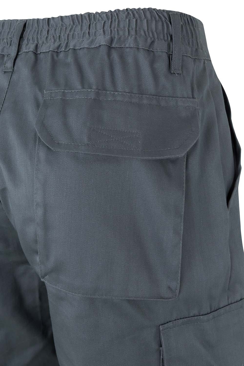 157.PANTALÓN BICOLOR AV GRIS/AMARILLO FLÚOR 2XL