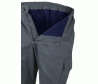 157.PANTALÓN BICOLOR AV GRIS/AMARILLO FLÚOR 2XL
