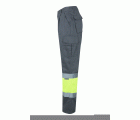 157.PANTALÓN BICOLOR AV GRIS/AMARILLO FLÚOR 2XL