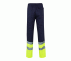 158.PANTALÓN BICOLOR AV AZUL MARINO/AMARILLO FLÚOR 2XL