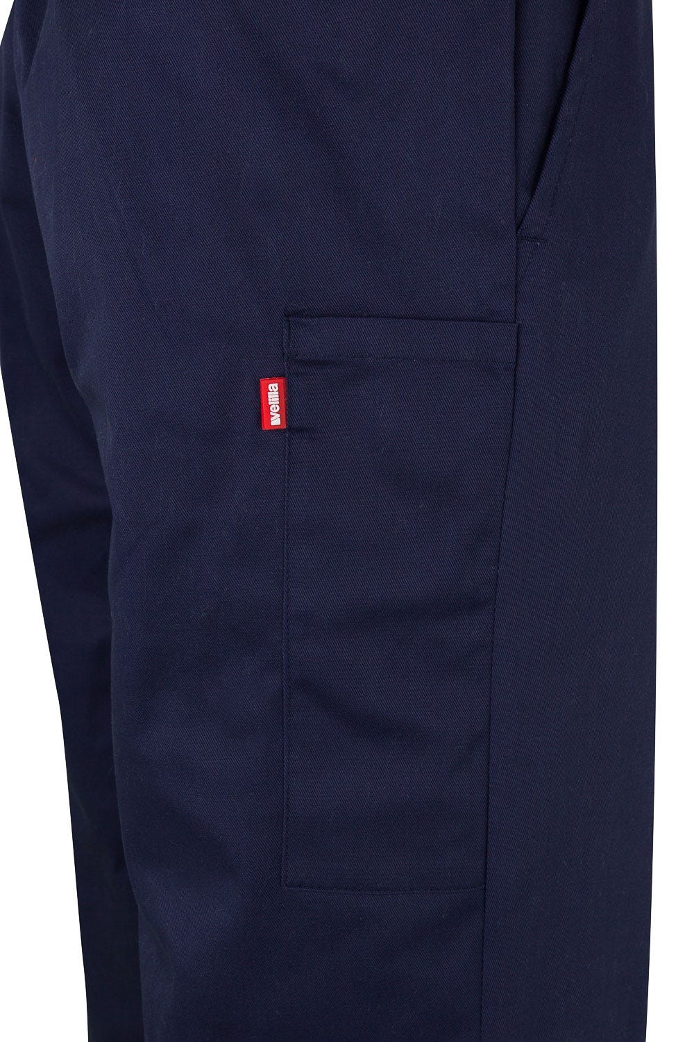 158.PANTALÓN BICOLOR AV AZUL MARINO/AMARILLO FLÚOR 2XL