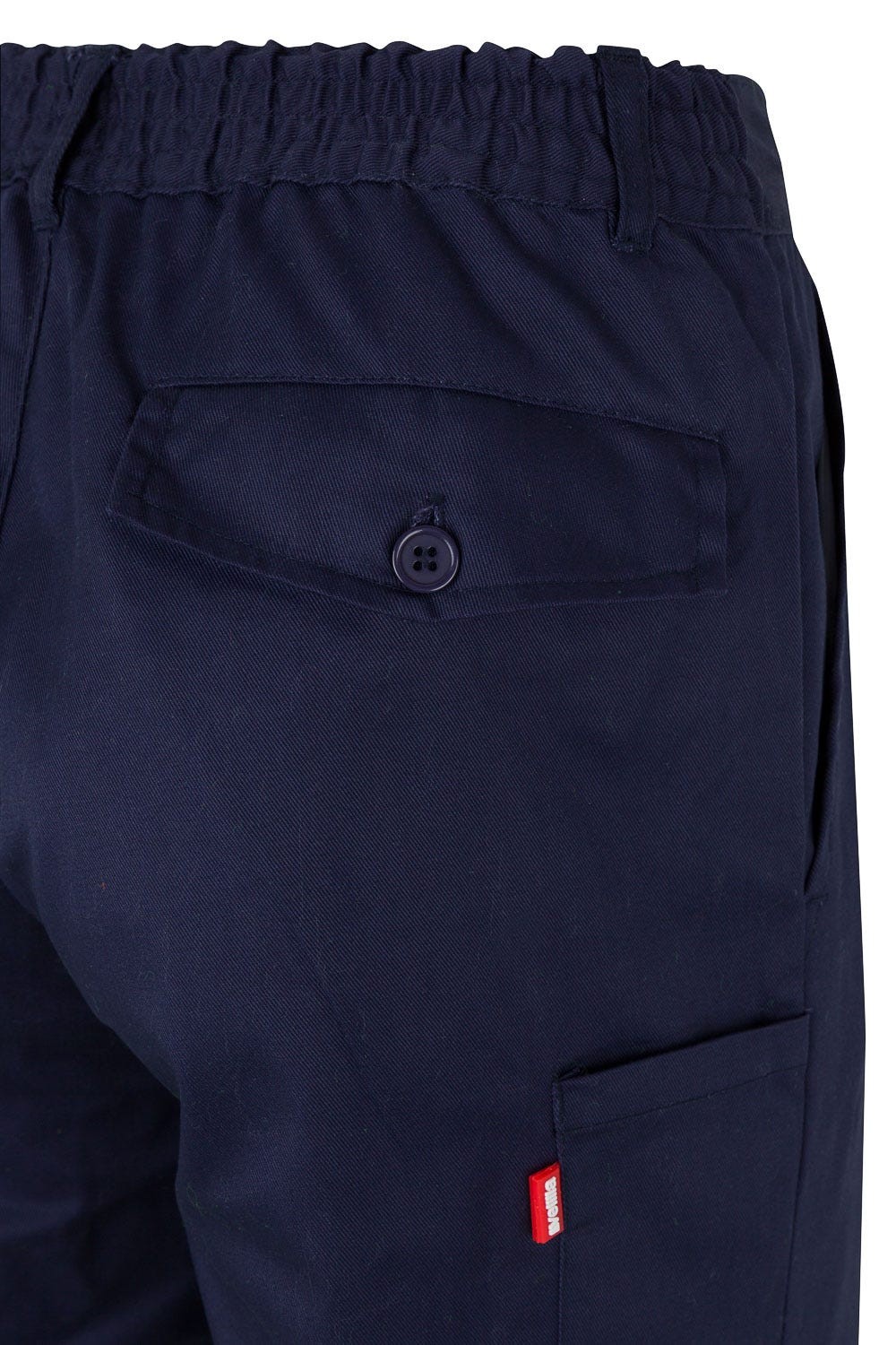 158.PANTALÓN BICOLOR AV AZUL MARINO/AMARILLO FLÚOR 2XL