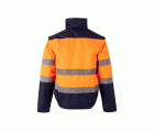 161.CAZADORA BICOLOR AV AZUL MARINO/NARANJA FLÚOR 2XL