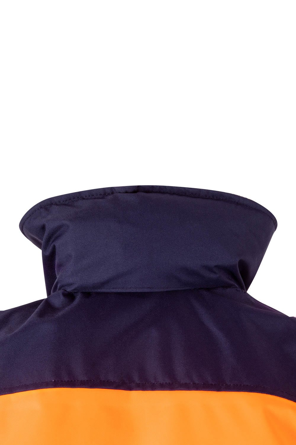 161.CAZADORA BICOLOR AV AZUL MARINO/NARANJA FLÚOR 2XL