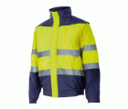 161.CAZADORA BICOLOR AV AZUL MARINO/AMARILLO FLÚOR 2XL