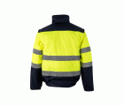 161.CAZADORA BICOLOR AV AZUL MARINO/AMARILLO FLÚOR 2XL