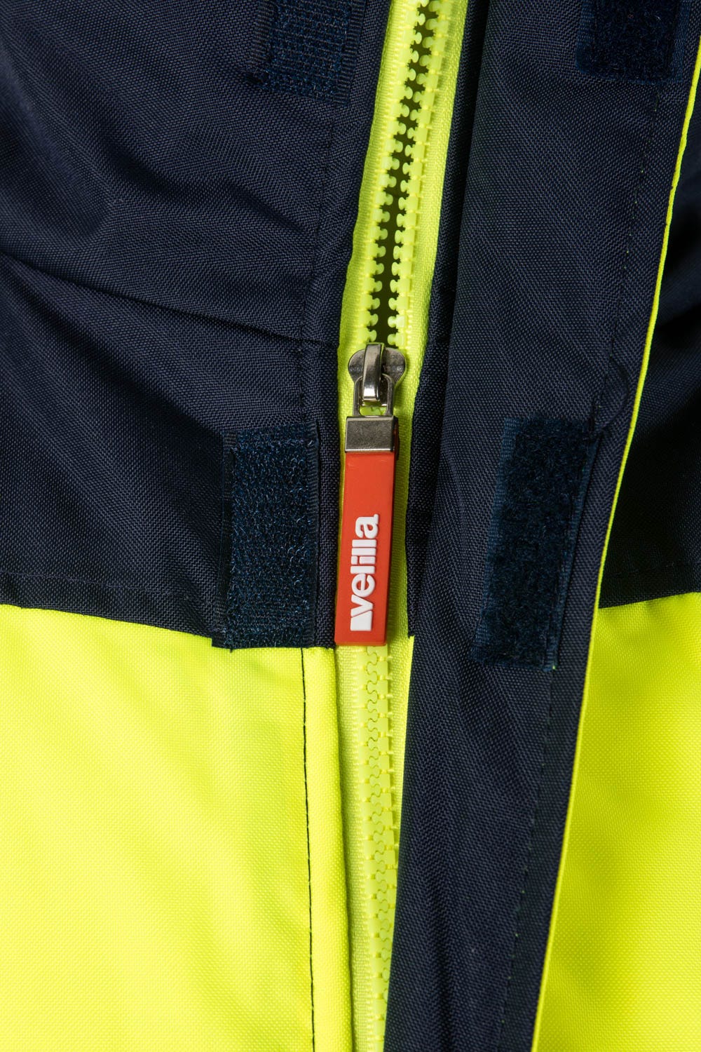 161.CAZADORA BICOLOR AV AZUL MARINO/AMARILLO FLÚOR 2XL