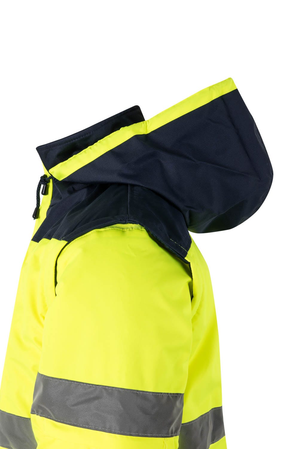 161.CAZADORA BICOLOR AV AZUL MARINO/AMARILLO FLÚOR 2XL