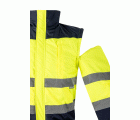 161.CAZADORA BICOLOR AV AZUL MARINO/AMARILLO FLÚOR 2XL