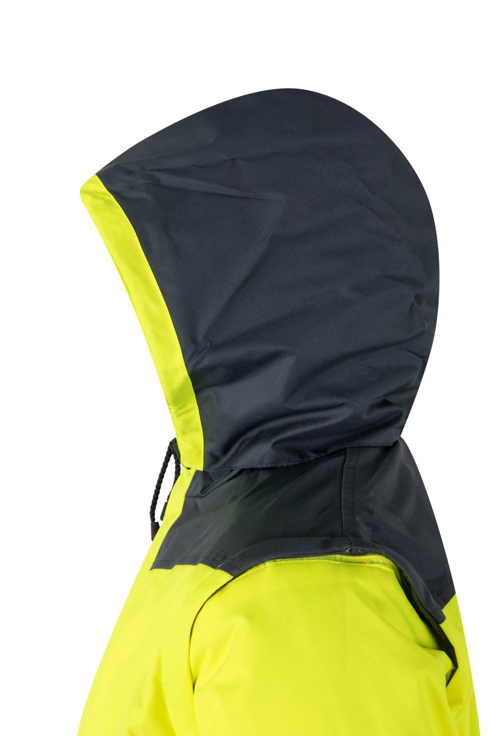 161.CAZADORA BICOLOR AV GRIS/AMARILLO FLÚOR 2XL