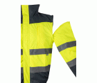 161.CAZADORA BICOLOR AV GRIS/AMARILLO FLÚOR 2XL