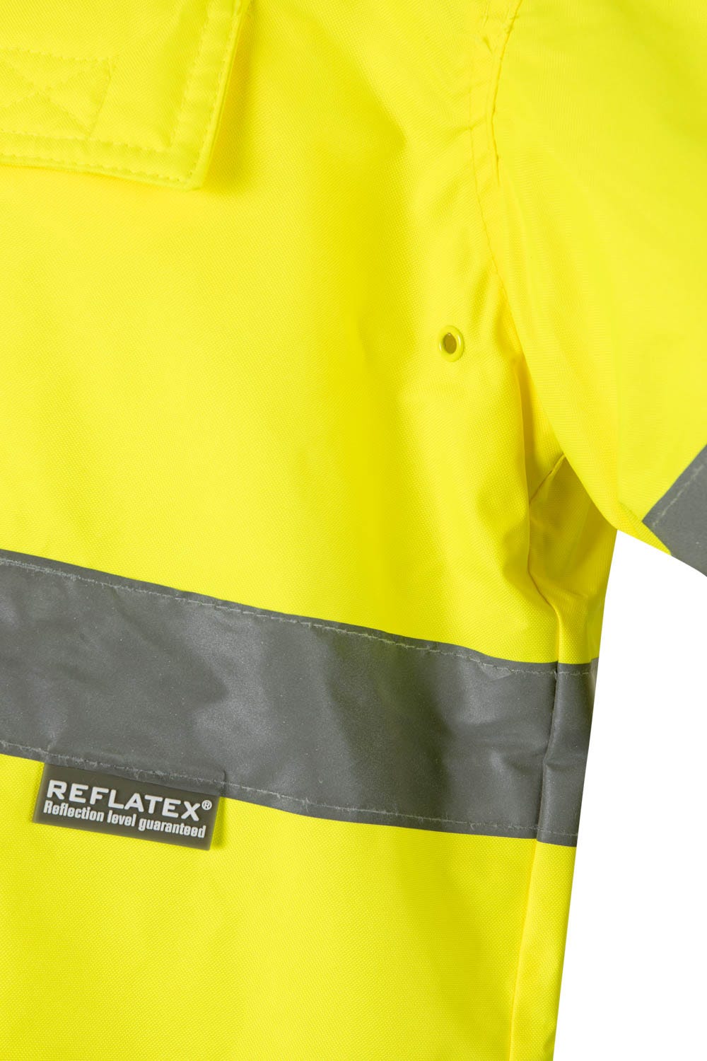 166.PARKA BICOLOR AV AZUL MARINO/AMARILLO FLÚOR 2XL