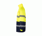 166.PARKA BICOLOR AV AZUL MARINO/AMARILLO FLÚOR 2XL