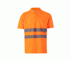 172.POLO MC AV NARANJA FLÚOR 2XL
