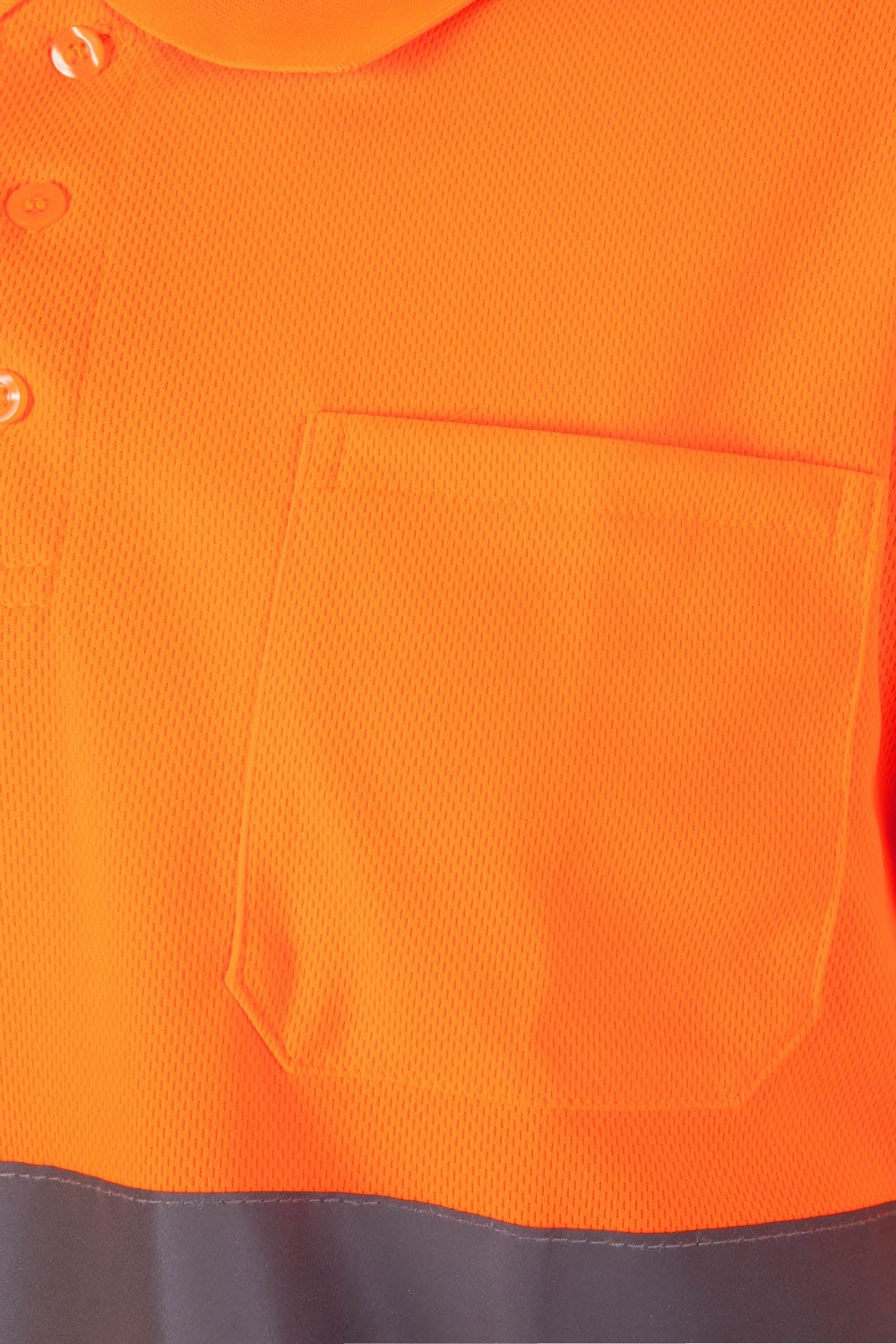 172.POLO MC AV NARANJA FLÚOR 2XL