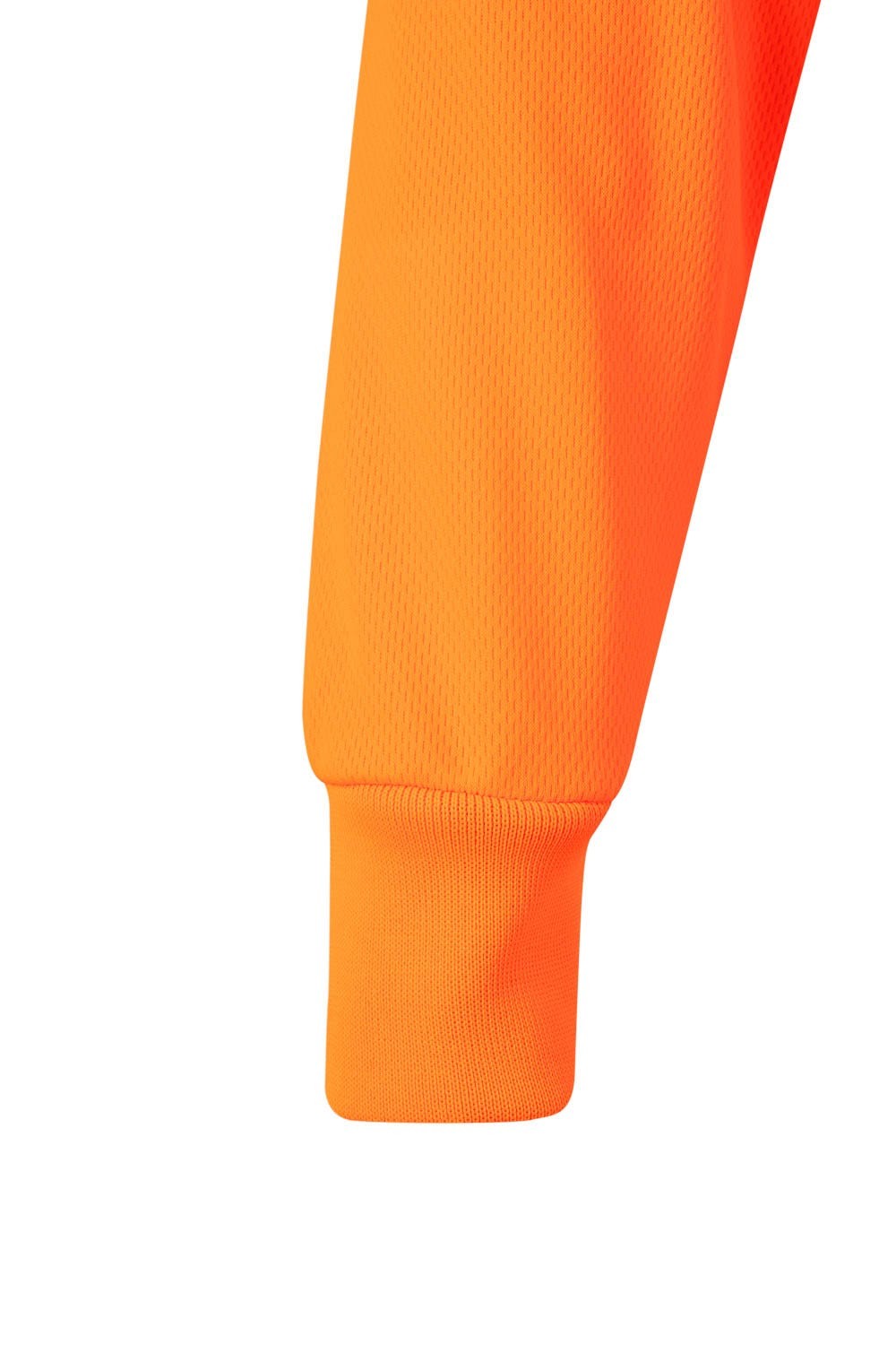 174.POLO ML AV NARANJA FLÚOR 2XL