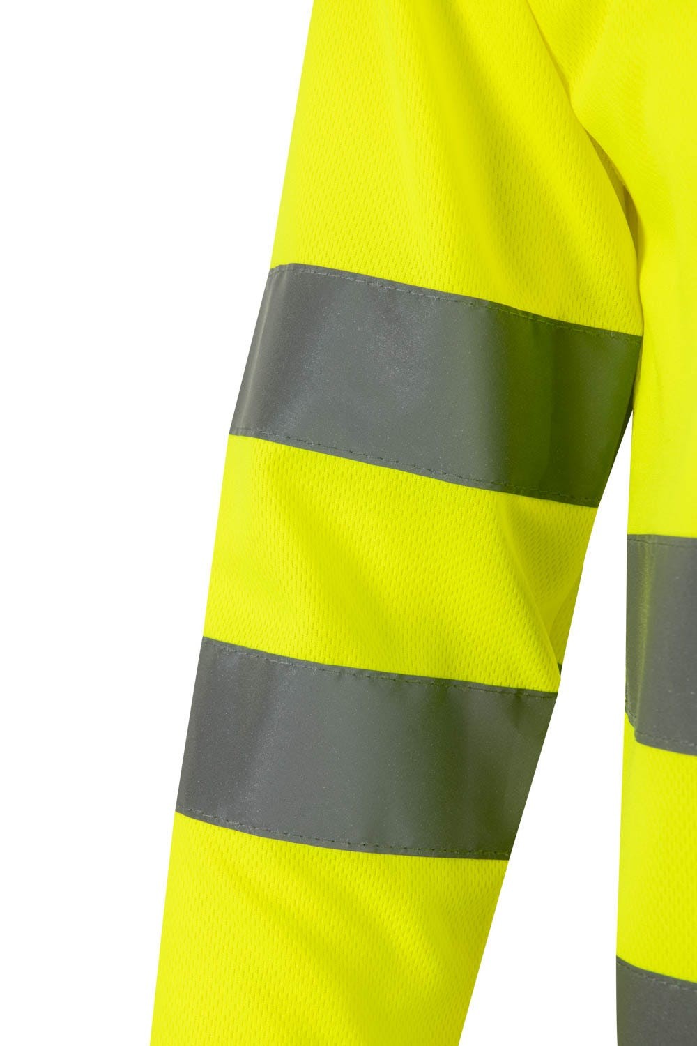 174.POLO ML AV AMARILLO FLÚOR 2XL