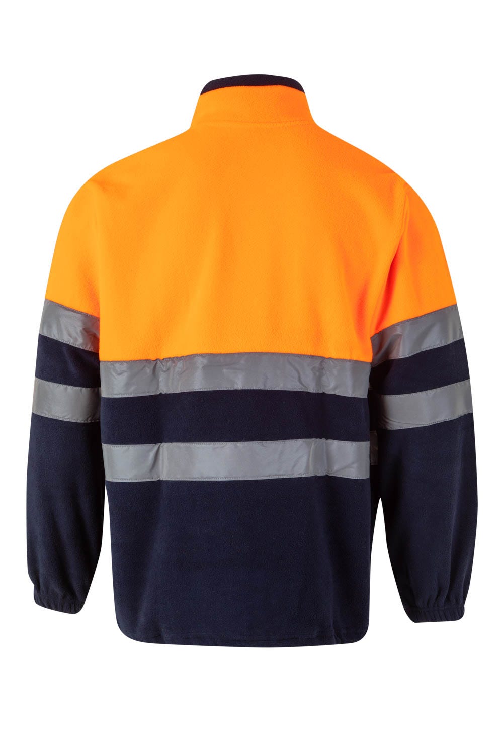182.FORRO POLAR BICOLOR AV AZUL MARINO/NARANJA FLÚOR 2XL