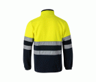 182.FORRO POLAR BICOLOR AV AZUL MARINO/AMARILLO FLÚOR 2XL
